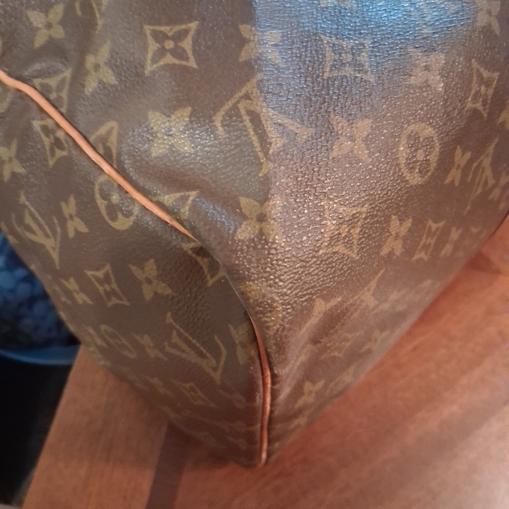 Louis Vuitton Monogram 60 Keepall Travel Bag Brown - Picture 10 of 16